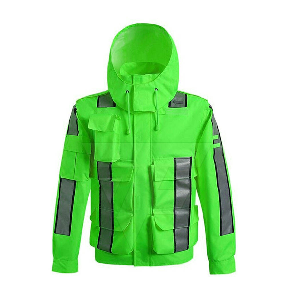 Construction Uniform Work Reflective Clothing High Visibility Reflective Safety Jacket With Logo
